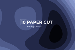 Paper Cut Vector Backgrounds with Depth - 10 Variations Product Image 1