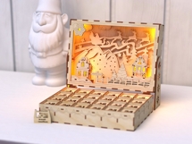 Christmas Advent Calendar Laser Cut File | 24 Drawer Product Image 4