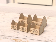 Wooden Jam Jar Holder Laser Cut File 5 Sizes Product Image 3