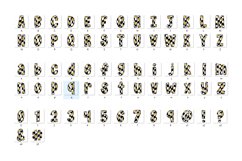 Retro Doodle Alphabet Vintage Boho Letters Sublimation Shirt Product Image 2