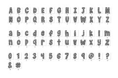 Retro Doodle Alphabet Vintage Boho Letters Sublimation Shirt Product Image 4