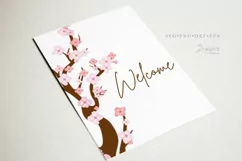 Cherry Blossom svg, cherry tree branch with pink flowers 115 Product Image 5