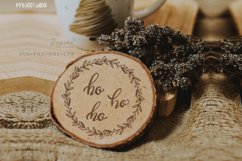 Christmas Round Ornament svg HandLettered Circle Sign 135 xx Product Image 4