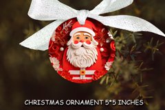 Christmas Ornament Sublimation |3D Christmas Ornament Product Image 1