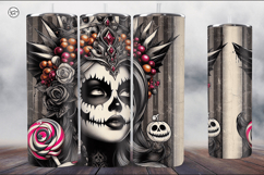 4 Witch Seamless Tumbler Sublimation, 20 oz Tumbler Wrap Product Image 4
