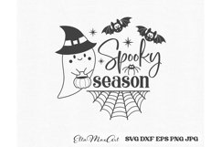 Halloween SVG, Spooky season SVG, Halloween Ghost SVG Product Image 2