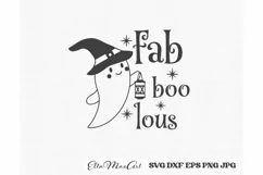 Halloween SVG, Fab boo lous SVG, Halloween Ghost SVG Product Image 2
