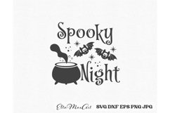 Halloween SVG, Spooky Night SVG, Halloween Ghost SVG Product Image 2