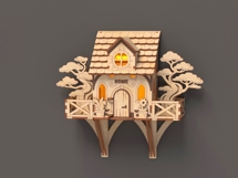 Wooden Wall House Decor Laser Cut Digital File Product Image 4