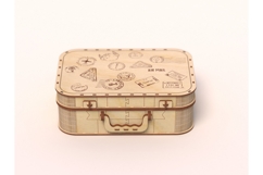 Vintage Suitcase Laser Cut File Product Image 5