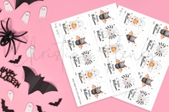 Printable Cute Happy Halloween Gift Tags Product Image 2