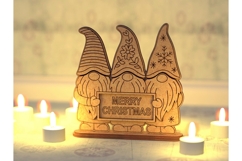 Scandinavian Christmas Gnomes Laser Cut SVG Product Image 4