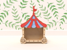 Circus Tent Laser Cut File Product Image 4