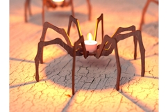 Spider Candle Holder Laser Cut File Product Image 4