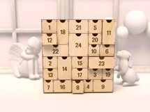 Advent Calendar Box Laser Cut File | 24 Wooden Drawers Product Image 4