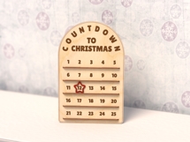 Advent Calendar SVG for Laser | Countdown to Christmas Wood Product Image 4