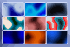 Paper Cut Vector Backgrounds with Depth - 10 Variations Product Image 2