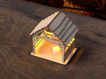 Nativity Stable Laser Cut File | Christmas Crib SVG Product Image 4