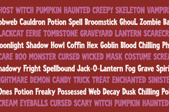 SCREAM Spooky Halloween Drip Font Product Image 3