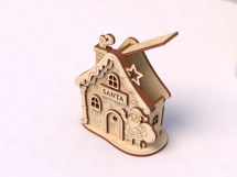 Santa House Light Box SVG Product Image 4