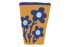 Decorative ornament mug. Cute rustic cup design Product Image 1