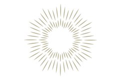 Vintage sunburst emblem. Retro heat wave logo Product Image 1