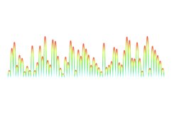 Audio record equalizer. Music visualisation. Digital sonic d Product Image 1