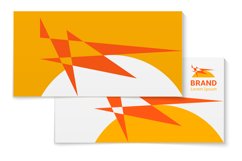 Office stationery. Business visit cards. Realistic blank com Product Image 1