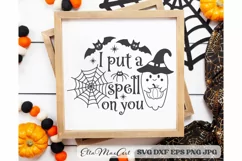 Halloween SVG, I put a spell on you SVG, Halloween Ghost SVG Product Image 3