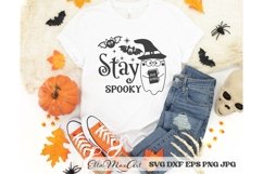 Halloween SVG, Stay spooky SVG, Halloween Ghost SVG Product Image 3