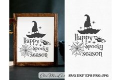 Halloween SVG, Happy Spooky season SVG, Halloween Ghost SVG Product Image 3