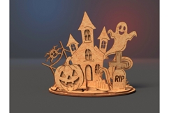Halloween House - laser cut file. Halloween SVG Product Image 5