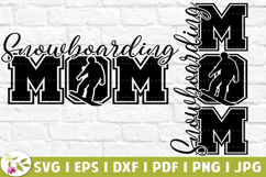 Snowboarding Mom SVG, Snowboarding Mom PNG, Kids Snowboard Product Image 1