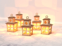 Christmas Lantern Laser Cut File SVG Wooden Candle Holder Product Image 5