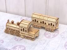 Santa Express Christmas Train Laser Cut File Product Image 5