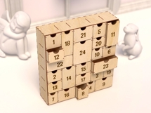 Advent Calendar Box Laser Cut File | 24 Wooden Drawers Product Image 5
