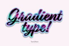sticker style typography effect editable template Product Image 1