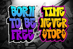 Style Wall | Energetic and Bold Urban Graffiti Font Product Image 3