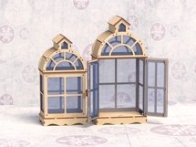 Christmas big lantern - Laser files Product Image 5