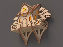 Wooden Wall House Decor Laser Cut Digital File Product Image 5