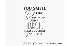 You smell like Drama and a headache please go away from me Product Image 2