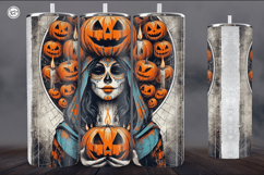 4 Witch Seamless Tumbler Sublimation, 20 oz Tumbler Wrap Product Image 3