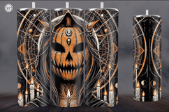 4 Witch Seamless Tumbler Sublimation, 20 oz Tumbler Wrap Product Image 5