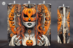 4 Witch Seamless Tumbler Sublimation, 20 oz Tumbler Wrap Product Image 4