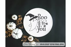 Halloween SVG, Boo to You SVG, Halloween Ghost SVG Product Image 3
