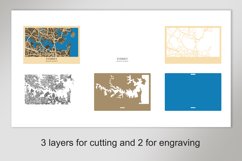 Sydney map Svg file for lasers, Glowforge map, Multil Product Image 3
