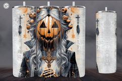 4 Witch Seamless Tumbler Sublimation, 20 oz Tumbler Wrap Product Image 3