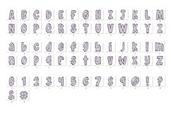 Boho Doodle Alphabet Retro Vintage Letters Sublimation Shirt Product Image 2
