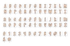 Boho Doodle Alphabet Retro Vintage Letters Sublimation Shirt Product Image 5