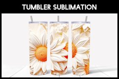 9 3D Sunflowers Tumbler Sublimation |3D Flowers Tumbler Wrap Product Image 8